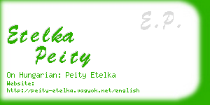 etelka peity business card